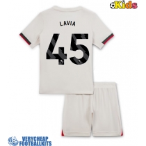 Chelsea Romeo Lavia #45 Replica Away Minikit 2025-26 Short Sleeve (+ pants)